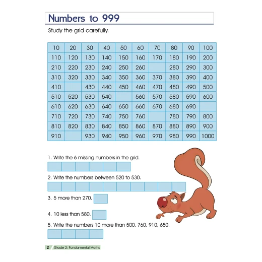 Smart Scholars Grade 2 Fundamental Maths - او ام - Image 3