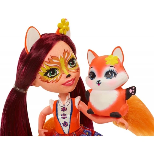 Mattel Enchantimals Doll And Animal Pet Felicity Fox And Flick - ماتيل - Image 2