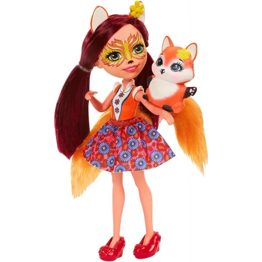 Mattel Enchantimals Doll And Animal Pet Felicity Fox And Flick - ماتيل - Image 3