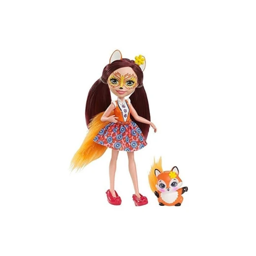 Mattel Enchantimals Doll And Animal Pet Felicity Fox And Flick - ماتيل - Image 4