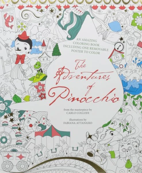 White Star - Adventures of Pinocchio (Coloring book including Poster) - وايت ستار