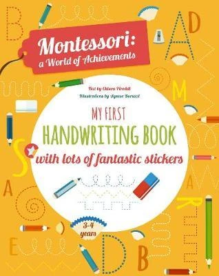 White Star - My First Handwriting Book with lots of fantastic stickers : Montessori World of Achievements - وايت ستار
