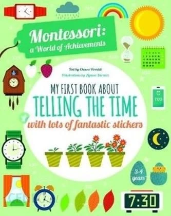 White Star - My First Book About Telling the Time with lots of fantastic stickers - وايت ستار