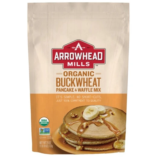 فطيرة الحنطة السوداء العضوية ومزيج الوافل 737 جم من ارو هيد مايلز فطيرة الحنطة السوداء العضوية ومزيج الوافل 737 جم من ارو هيد مايلز