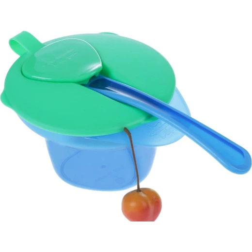 Tommee Tippee Cool & Mash Weaning Bowls 4M+, Blue - Tommee Tippee - Image 2