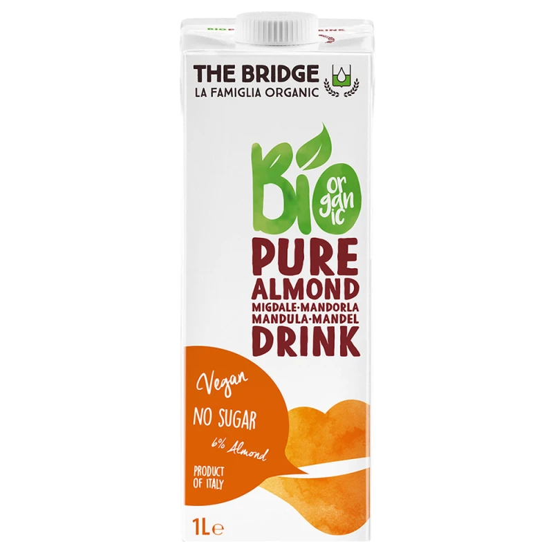 The Bridge - Bio Pure Almond Drink 1L - ذا بريدج بيو