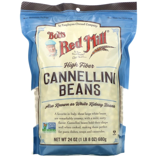 Bob's Red Mill, فاصوليا كانيليني، 24 أونصة (680 جم) Bob's Red Mill, فاصوليا كانيليني، 24 أونصة (680 جم)