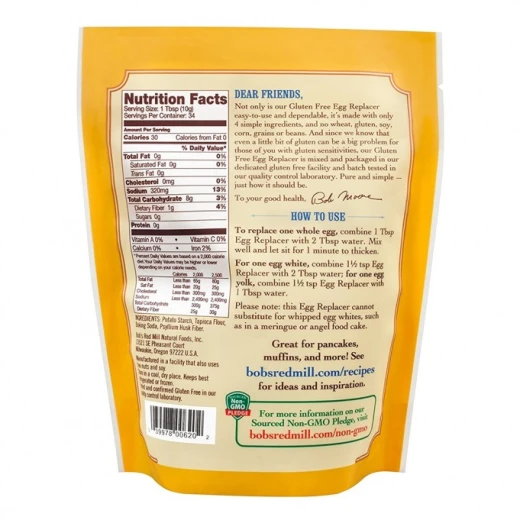 Bob's Red Mill Vegetarian Egg Replacer, 340gm - Bob's Red Mill - Image 3