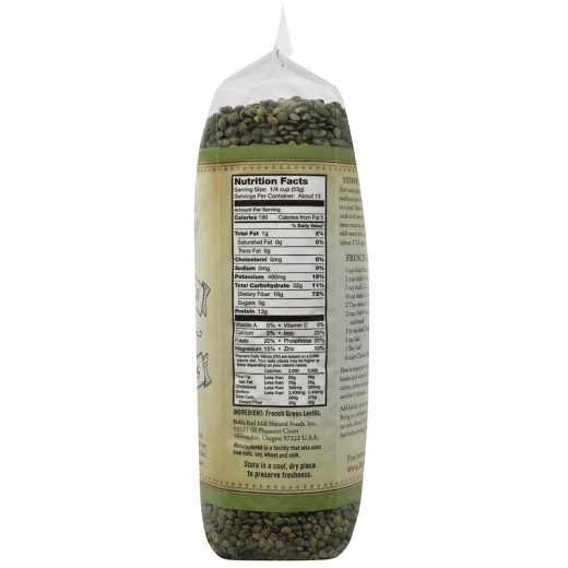 Bob's Red Mill, فاصوليا العدس الأخضر التراثية، على الطريقة الفرنسية الصغيرة، 24 أونصة (680 جم) - بوبز ريد ميل - Image 2