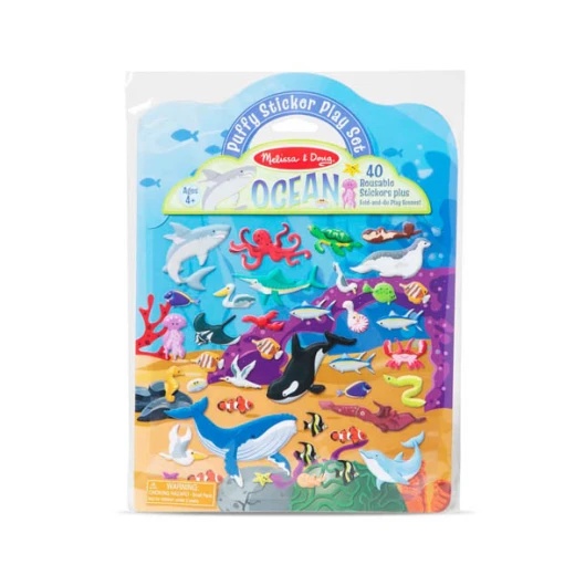 Melissa & Doug Reusable Puffy Sticker Play Set: Ocean Melissa & Doug Reusable Puffy Sticker Play Set: Ocean