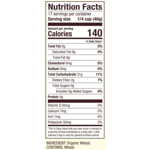 Bobs Red Mill Creamy Wheat Hot Cereal, Organic, 24 Oz (680 G) - بوبز ريد ميل - Image 3