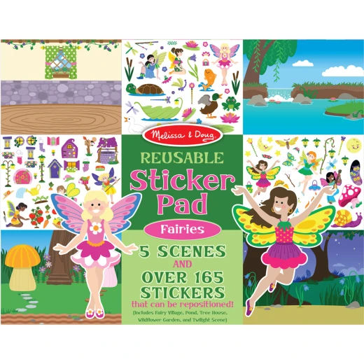 Melissa & Doug Reusable Sticker Pad-Fairies Melissa & Doug Reusable Sticker Pad-Fairies