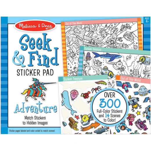 Melissa & Doug Seek & Find Sticker Pad - Adventure Melissa & Doug Seek & Find Sticker Pad - Adventure