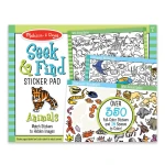 Melissa & Doug Seek & Find Sticker Pad- Animal - ميليسا اند دوج