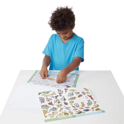 Melissa & Doug Seek & Find Sticker Pad- Animal - ميليسا اند دوج - Image 2