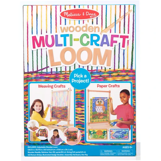 Melissa & Doug Wooden Multi Craft Loom Melissa & Doug Wooden Multi Craft Loom