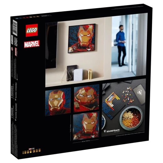 Lego Art Marvel Studios Iron Man Portrait Building Set - ليجو - Image 2