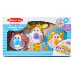 Melissa & Doug First Play Wooden Jumbo Knob Safari Animal Puzzle - ميليسا اند دوج