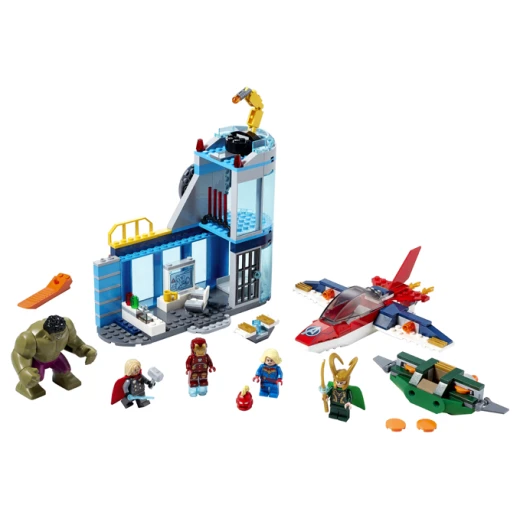 Lego Marvel Avengers Wrath Of Loki Set, Super Heroes Series With Iron Man & Hulk Figure - ليجو - Image 3