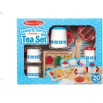 Melissa & Doug Wooden Steep & Serve Tea Set - ميليسا اند دوج