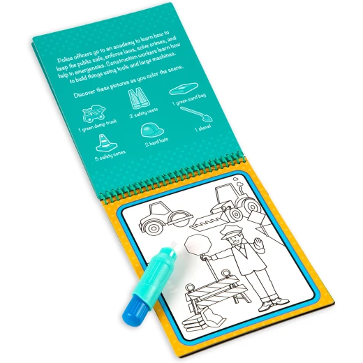 Melissa & Doug Out The Go Occupations Water Reveal Pad - ميليسا اند دوج - Image 3