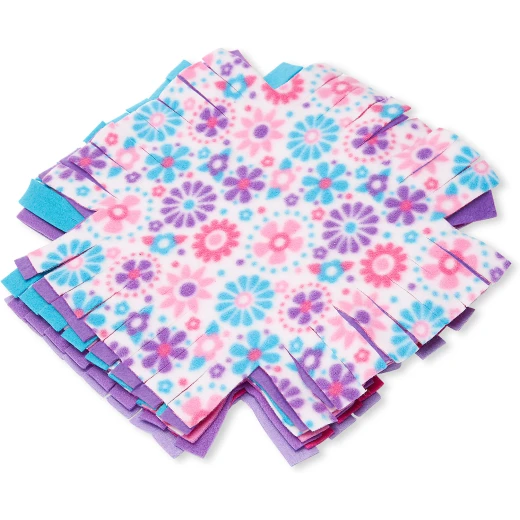 Melissa & Doug Created by Me! Flower Fleece Quilt - ميليسا اند دوج - Image 3