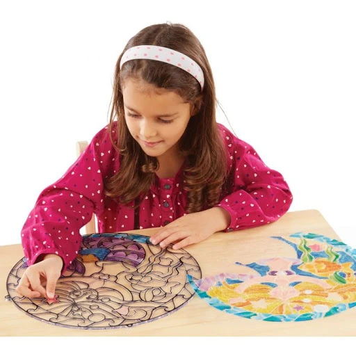 Melissa & Doug Stained Glass Made Easy - Mermaid - ميليسا اند دوج - Image 2