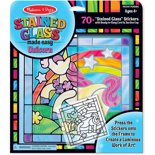 Melissa & Doug Stained Glass Made Easy - Unicorn Melissa & Doug Stained Glass Made Easy - Unicorn