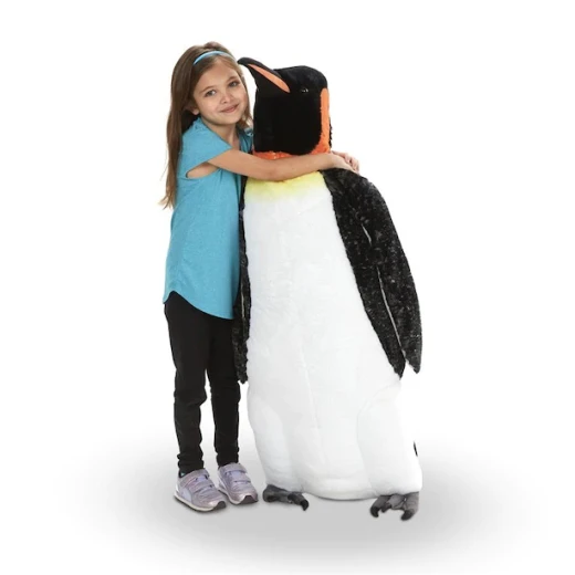 Melissa & Doug® Life Size Plush Animal Penguin - ميليسا اند دوج - Image 2