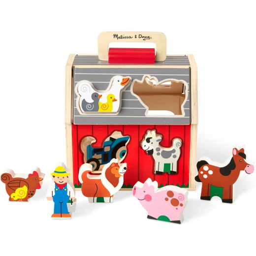 Melissa & Doug Take-Along Sorting Barn Animal Playset Melissa & Doug Take-Along Sorting Barn Animal Playset