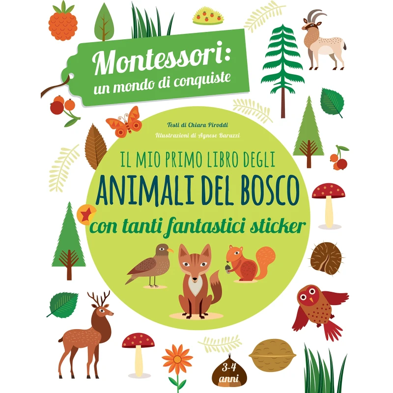 White Star - My First Book of Woodland Animals: Montessori a World of Achievements - وايت ستار