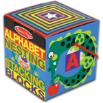 Melissa & Doug Alphabet Nesting and Stacking Blocks - ميليسا اند دوج