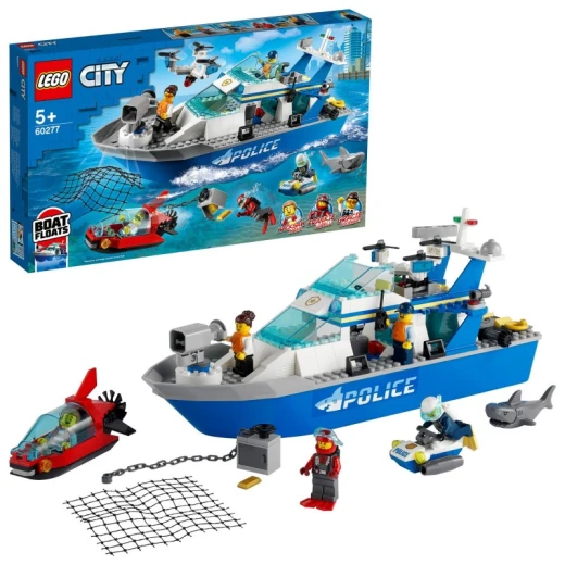 Lego City Police Patrol Boat 60277 - ليجو - Image 4
