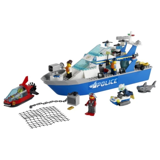 Lego City Police Patrol Boat 60277 - ليجو - Image 3