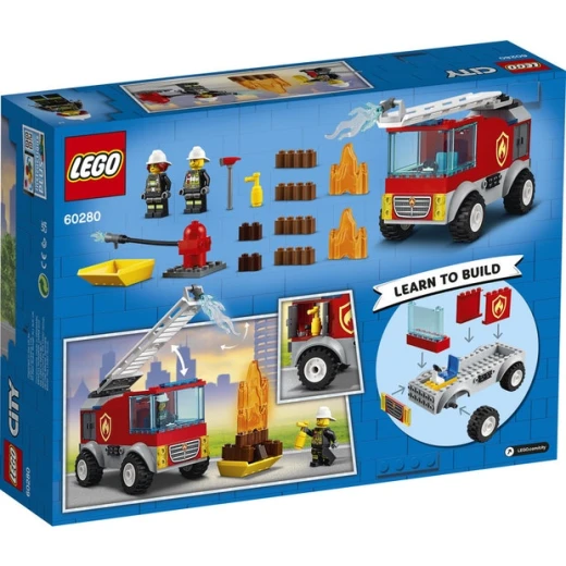 Lego City 60280 Fire Ladder Truck - ليجو - Image 6