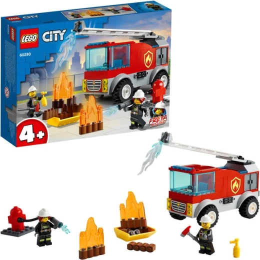 Lego City 60280 Fire Ladder Truck - ليجو - Image 5