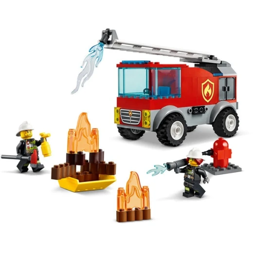 Lego City 60280 Fire Ladder Truck - ليجو - Image 4