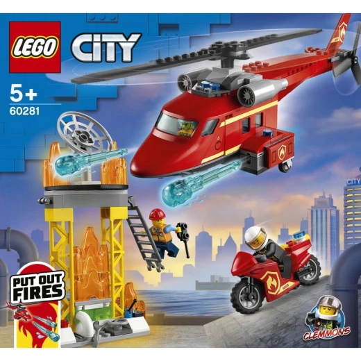Lego City Fire Rescue Helicopter - ليجو - Image 3