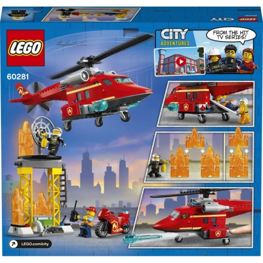 Lego City Fire Rescue Helicopter - ليجو - Image 4