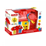 Dolu - Happy House Shape Sorter with Lockable Doors - دولو
