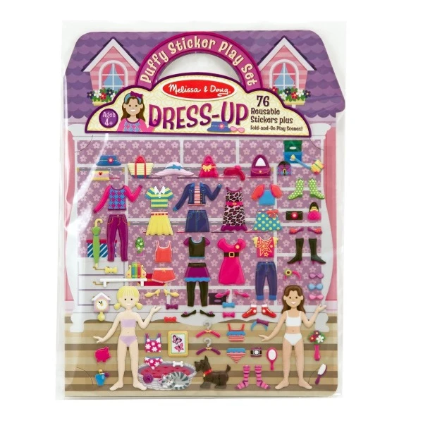 Melissa & Doug Puffy Stickers Play Set: Dress Up - Melissa &amp; Doug