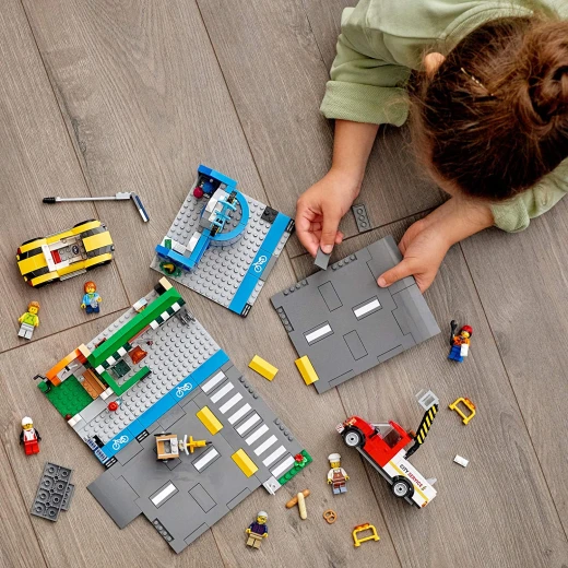 Lego City Shopping Street 60306 Building Kit; Cool Building Toy for Kids - ليجو - Image 6