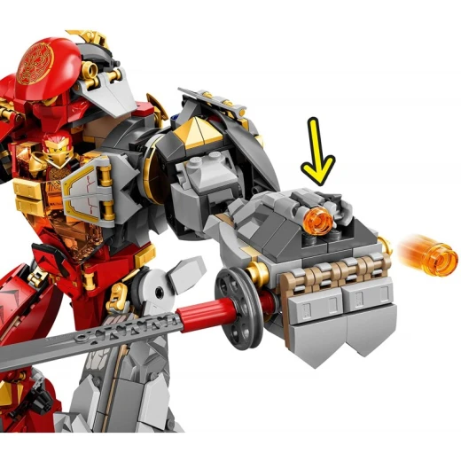 Lego Ninjago Fire Stone Mech Toy, Ninja Action Figure 71720 - ليجو - Image 5