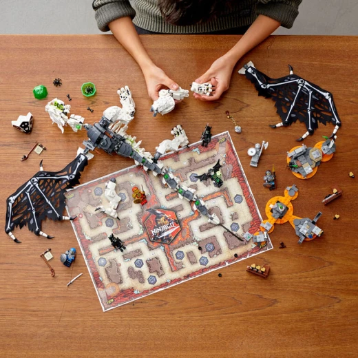 Lego Ninjago Skull Sorcerer's Dragon 71721 - ليجو - Image 2