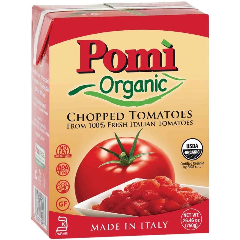 Pomi Org Chopped Tomatoes 750g - بومي