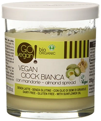 Probios Vegan Organic White Ciok - Almond Spread With Cocoa - Gluten Free , 200 gm - بروبيوس