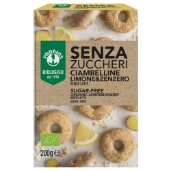 Probios Lemon and ginger donuts without organic zucch 200gr