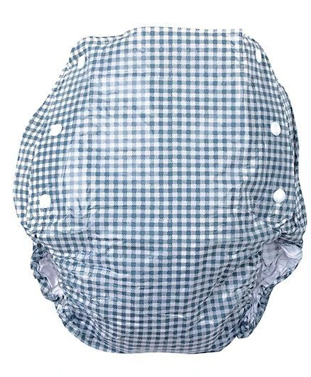 Farlin Baby Plastic Diaper Cover Pants Blue 3-6 kg - Small - فارلين