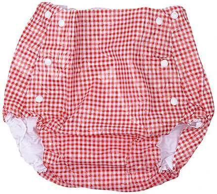 Farlin Baby Plastic Diaper Cover Pants Pink 3-6 kg - Small - فارلين