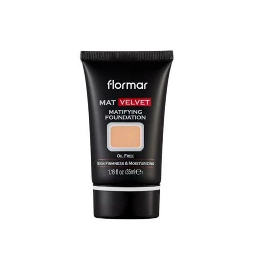 Flormar Mat Velvet Matifying Foundation V207 Natural Beige 35ml Flormar Mat Velvet Matifying Foundation V207 Natural Beige 35ml